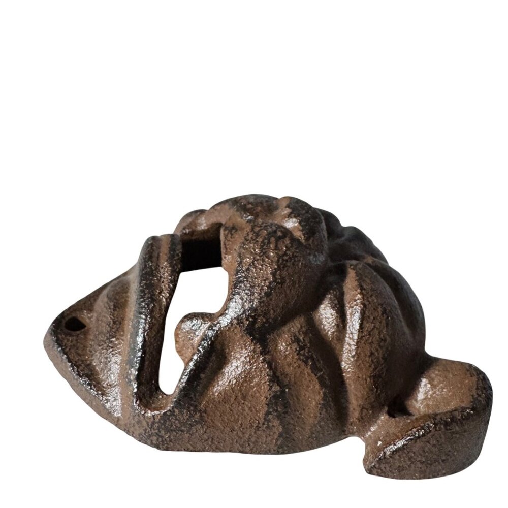 Rustic Bulldog Cast Iron Wall-Mount Bottle Opener Brown Man Cave Decor 4 Inches - Picture 4 of 10